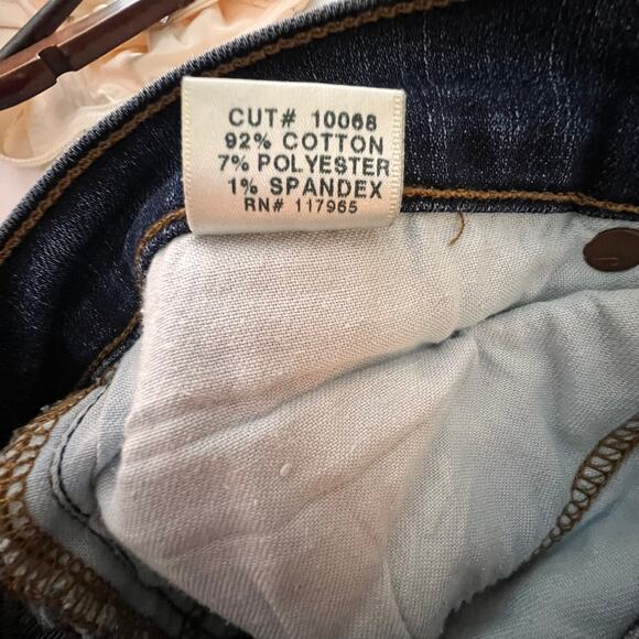 J Brand Moxie Mid Rise Skinny Jeans Dark Wash Stretch Denim Size 31 - Picture 10 of 10